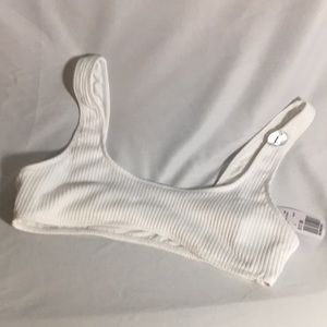 Forever 21 white swim top